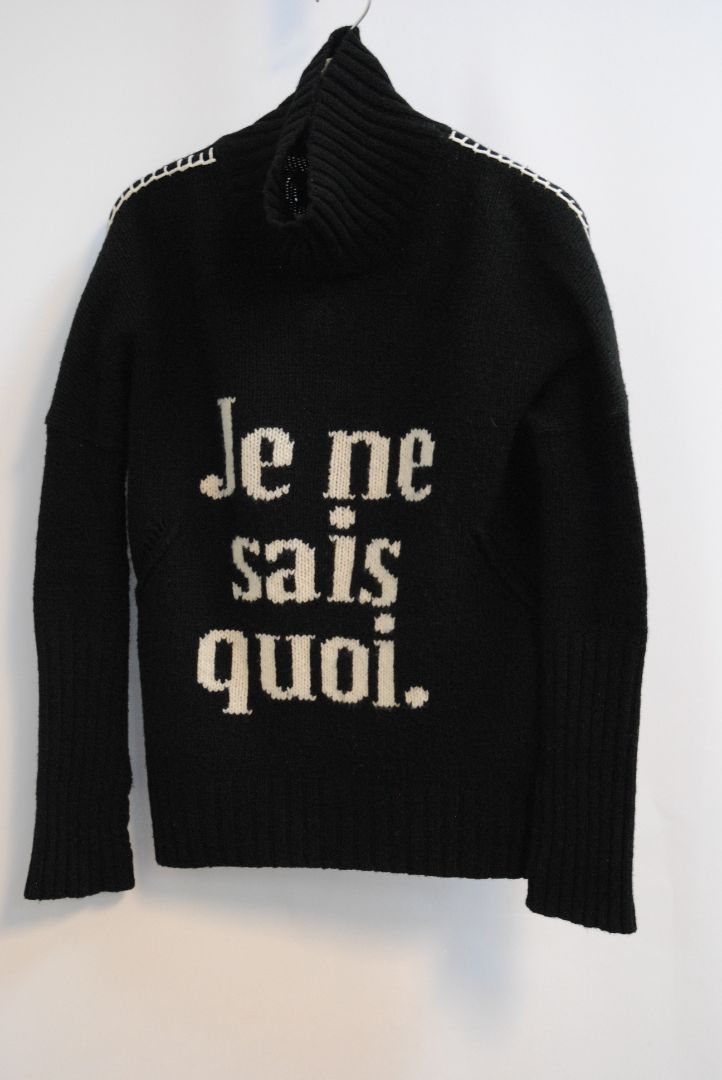 black Zadig & Voltaire Designer tops, Dimensions (Approximate – Women’s Size S)** Bust (flat): 19 in Length (shoulder to hem): 24 in (front), 25 in (back) Sleeve Length: 24.5 in Shoulder to Shoulder: 16 in Fit: Slightly relaxed, true to size Neck: Ribbed