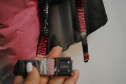 ombre Escada ombre silk vest, Dimensions (Approx. Size 38 / US 6-8)**** Bust: 36 in Waist: 32 in Length: 23 in (shoulder to hem) Fit: Slim, tailored vest style with side zip closures