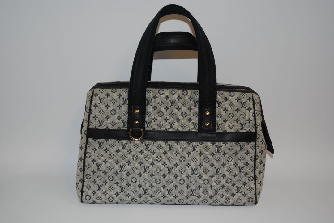 Monogram Louis Vuitton Louis Vuitton Monogram Mini Lin Denim Boston Bag – Limited Edition