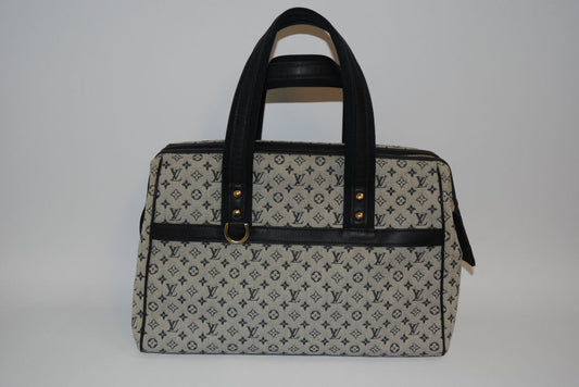 Monogram Louis Vuitton Louis Vuitton Monogram Mini Lin Denim Boston Bag – Limited Edition