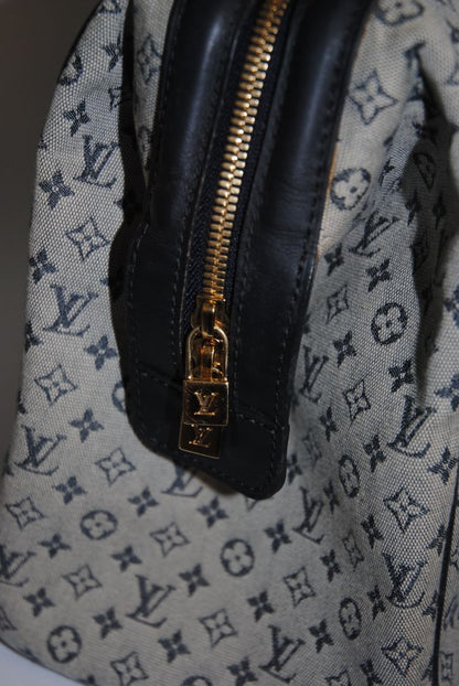 Monogram Louis Vuitton Louis Vuitton Monogram Mini Lin Denim Boston Bag – Limited Edition