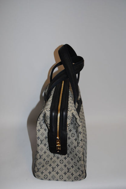 Monogram Louis Vuitton Louis Vuitton Monogram Mini Lin Denim Boston Bag – Limited Edition