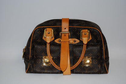 Monogram Louis Vuitton Manhattan GM, Length: 15.3 in Height: 9.4 in Depth: 6.7 in Handle Drop: 5 in