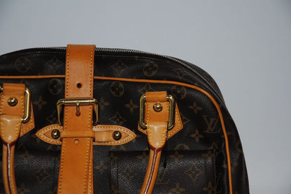 Monogram Louis Vuitton Manhattan GM, Length: 15.3 in Height: 9.4 in Depth: 6.7 in Handle Drop: 5 in