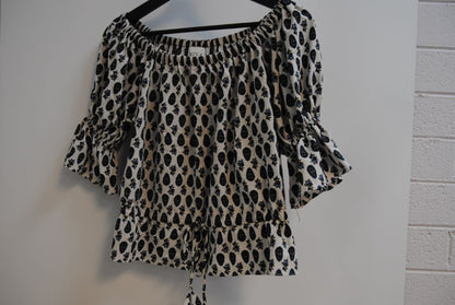 paisley Misa peasant top, S