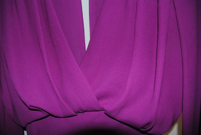 deep purple ZARA long dress, xs
