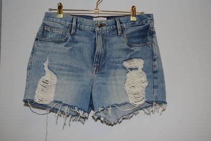 light wash FRAME cutoff shorts, 25