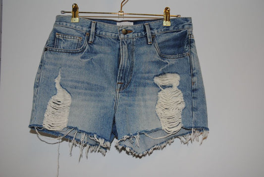 light wash FRAME cutoff shorts, 25