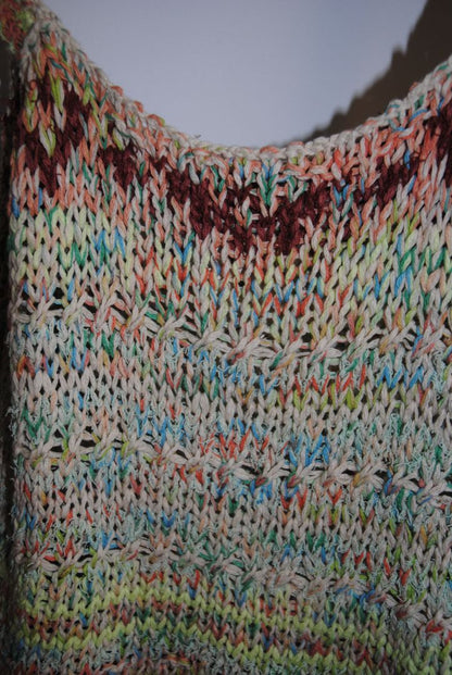 multi color Free People woven top, 4S