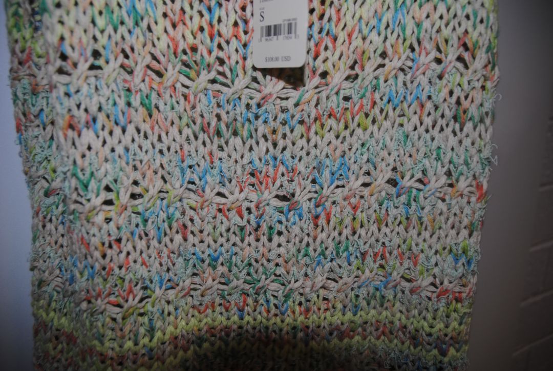 multi color Free People woven top, 4S