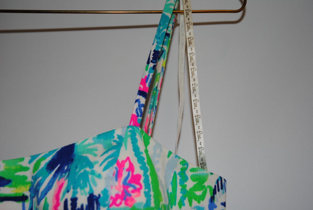 multicolor Lilly Pulitzer sea view mini dress, 4 S