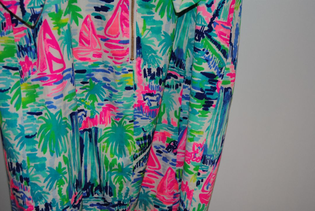 multicolor Lilly Pulitzer sea view mini dress, 4 S
