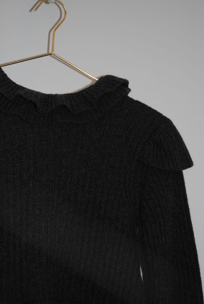 dark grey Ganni sweater, XXS