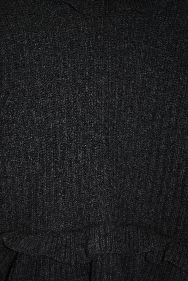 dark grey Ganni sweater, XXS