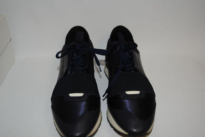Navy Blue Balenciaga race runner sneakers, 41 EU