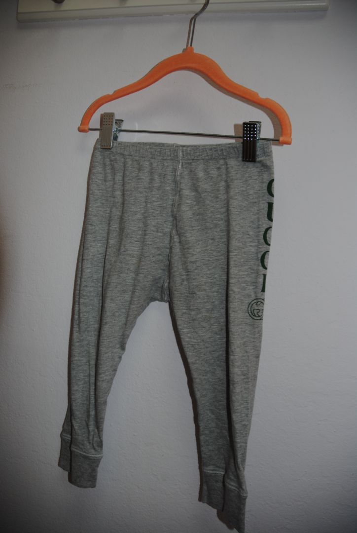 gray Gucci Kids logo leggings, 18 mos