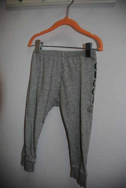 gray Gucci Kids logo leggings, 18 mos