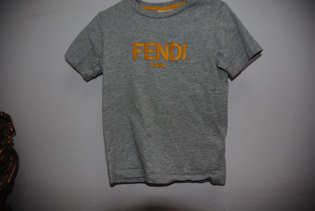 grey Fendi logo shirt, 24 mos