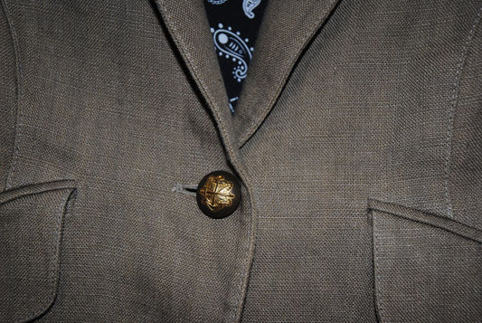 oat SMYTHE linen blazer duchess, 6