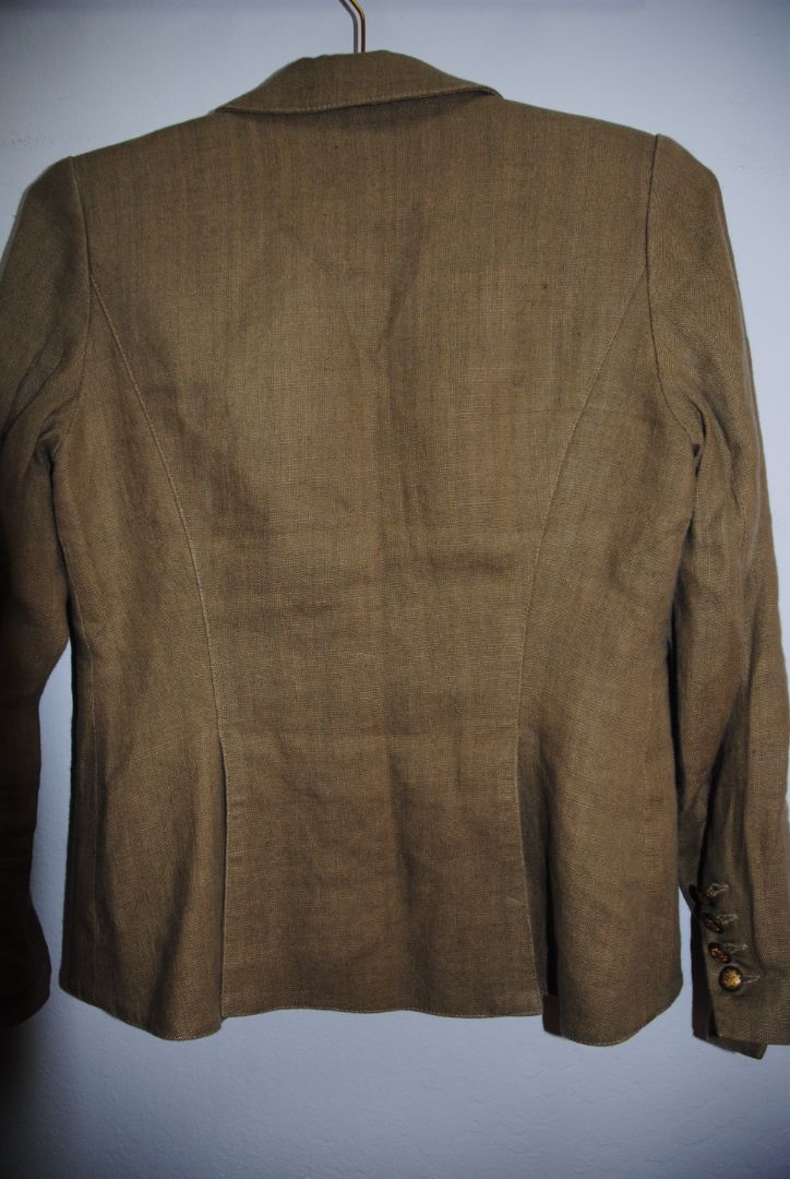 oat SMYTHE linen blazer duchess, 6