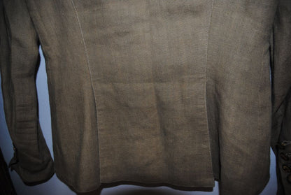 oat SMYTHE linen blazer duchess, 6