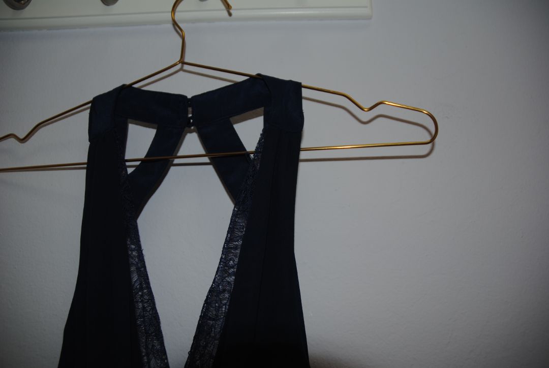 navy BCBG Max Azria jumpsuit