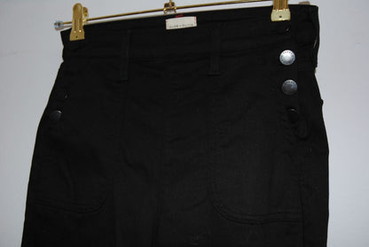 black Alice + Olivia high rise side button, 27