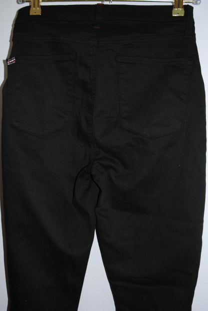 black Alice + Olivia high rise side button, 27