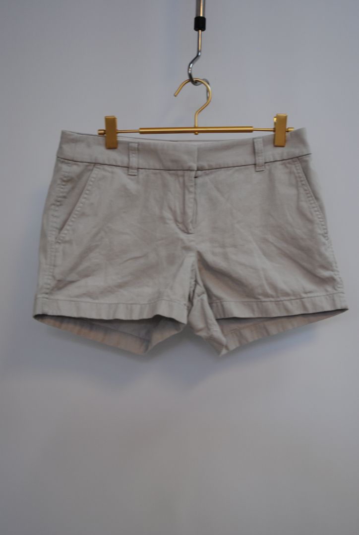gray J Crew chino shorts