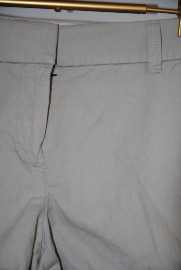 gray J Crew chino shorts