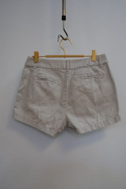 gray J Crew chino shorts
