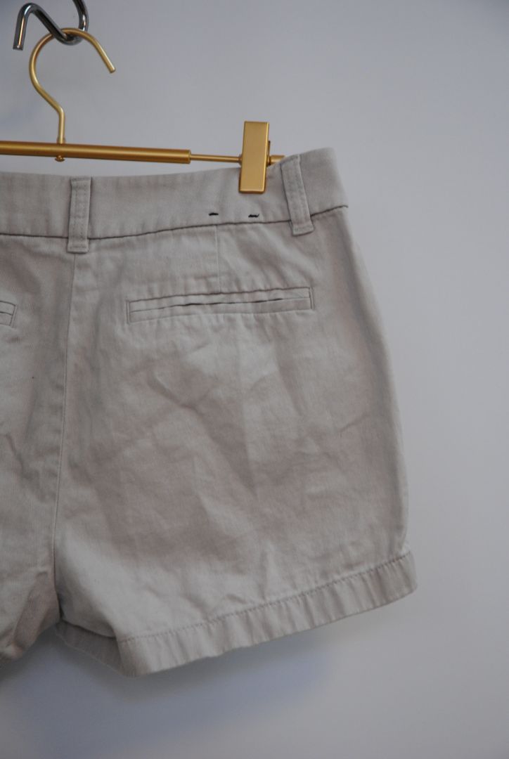 gray J Crew chino shorts