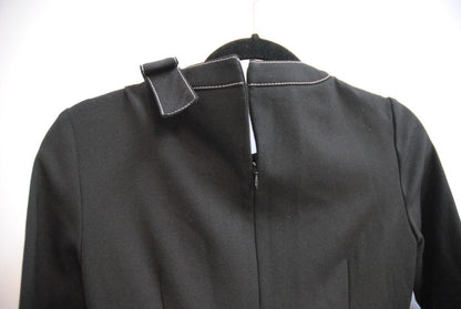 black Red Valentino Black Bow Detail Dress, 4-6