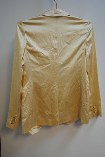 champagne Banana Republic satin blazer, 6