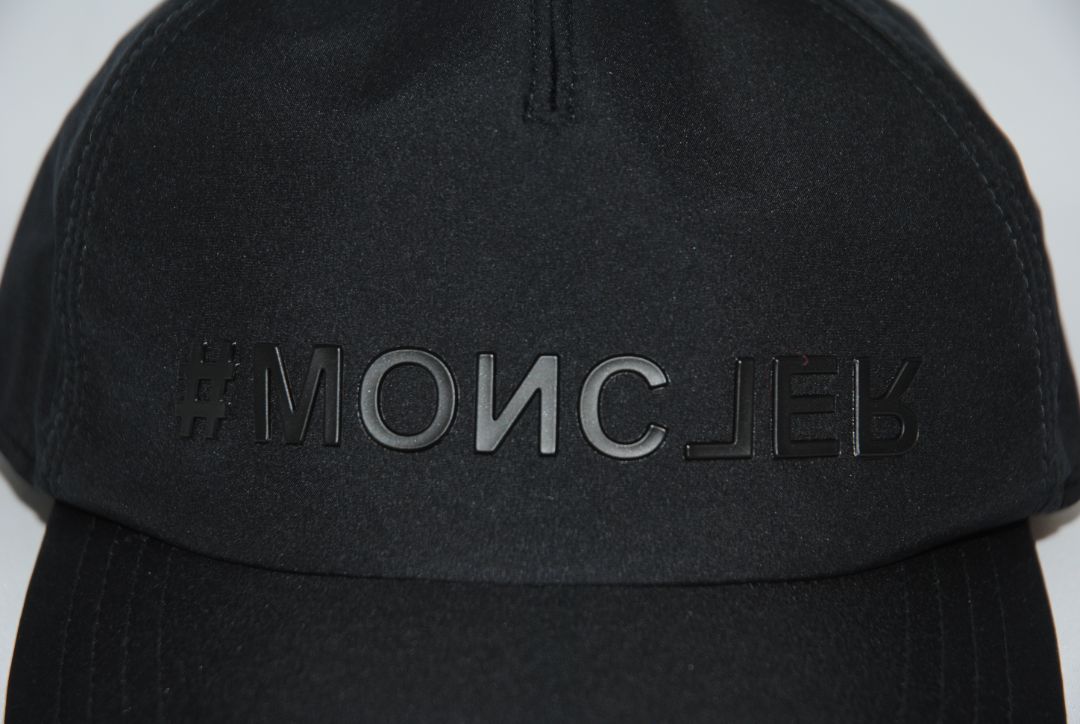 black Moncler Performance Tech Baseball Cap, OS