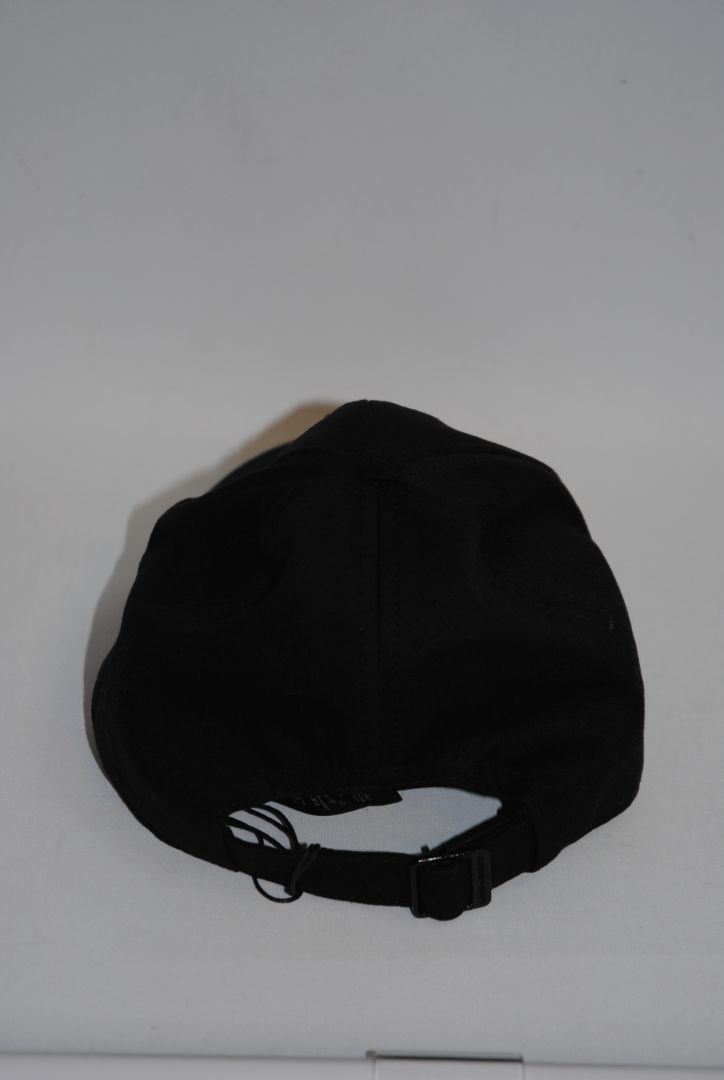 black Saint Laurent Baseball Cap, Brim length: ~2.75–3 inches Crown height: ~4.5 inches Size range: Adjustable (fits S–L)