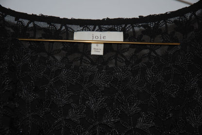 black Joie lace top, 6/S