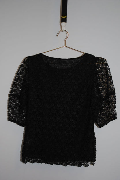 black Joie lace top, 6/S