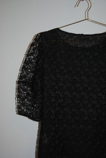 black Joie lace top, 6/S