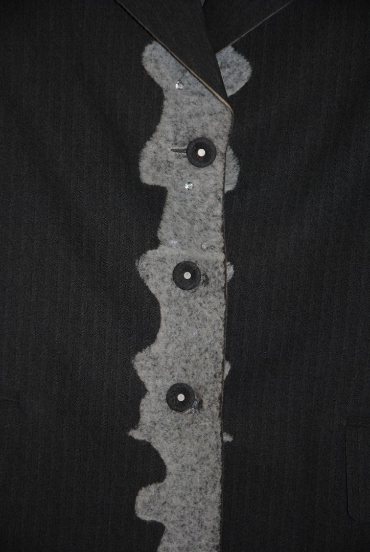 gray Marithe Francois Girbaud blazer, 30 EU