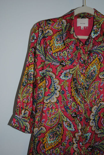 paisley CINQ À SEPT paisley dress, 4S