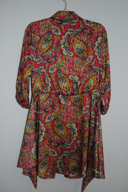 paisley CINQ À SEPT paisley dress, 4S
