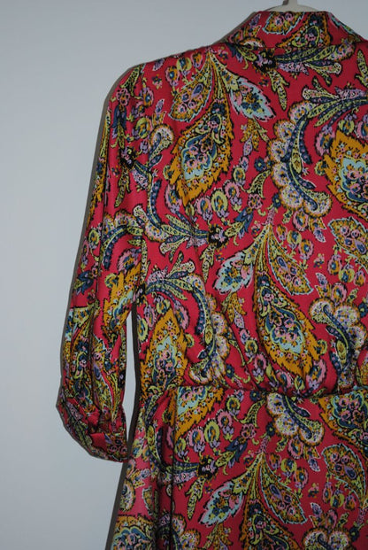paisley CINQ À SEPT paisley dress, 4S