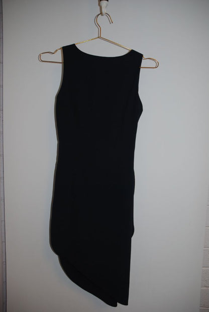 Navy Moschino Draped Sleeveless Dress, 6