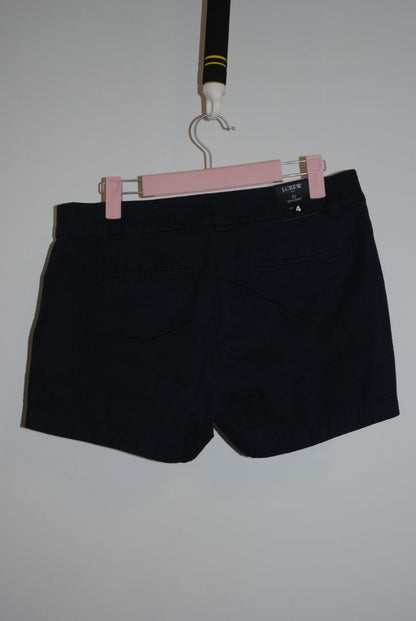 navy J Crew chino shorts, 4