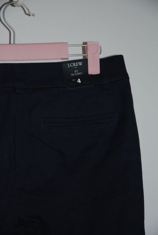 navy J Crew chino shorts, 4