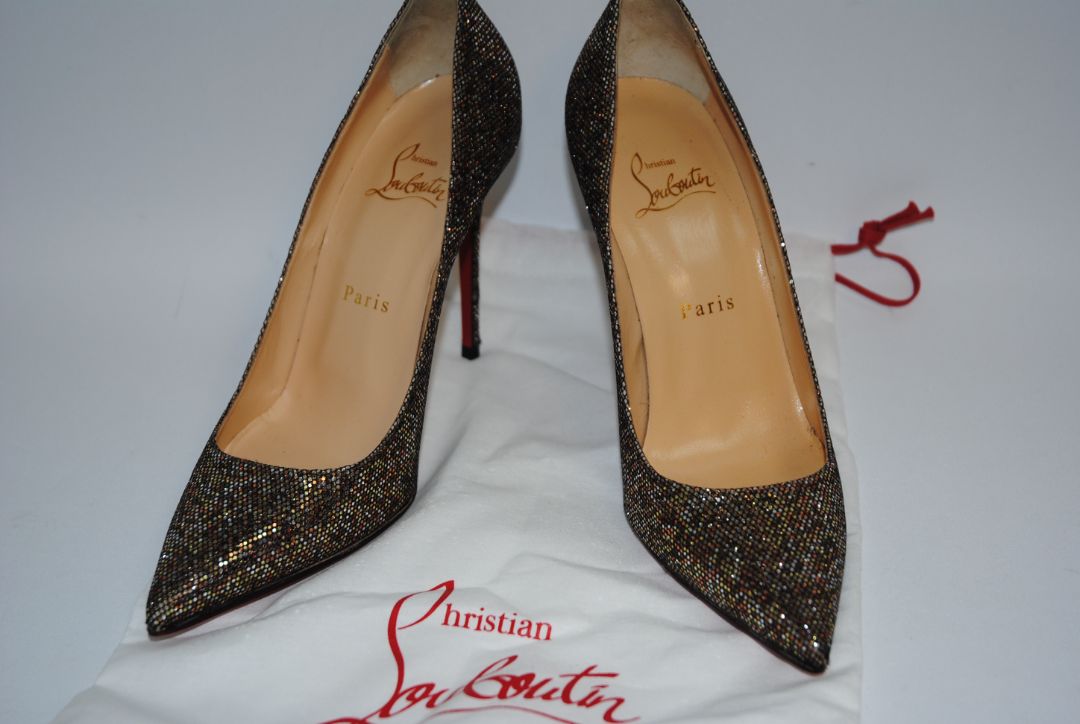 multicolor Christian Louboutin Multicolor Crystal Pumps, 37.5 EU