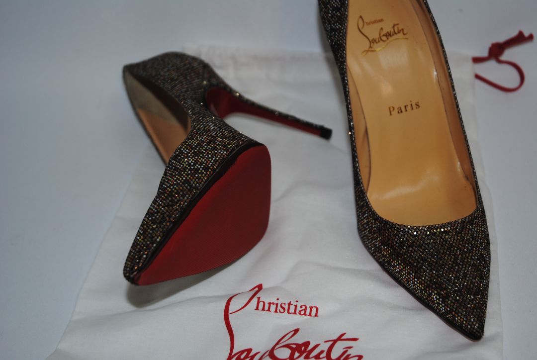 multicolor Christian Louboutin Multicolor Crystal Pumps, 37.5 EU