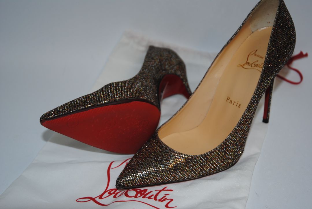 multicolor Christian Louboutin Multicolor Crystal Pumps, 37.5 EU