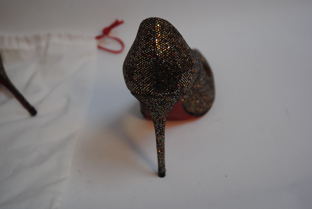 multicolor Christian Louboutin Multicolor Crystal Pumps, 37.5 EU